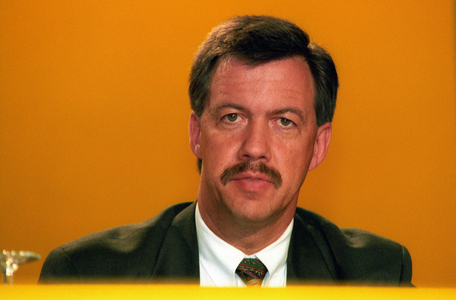 Walter Döring (Germany FDP) at the FDP Party Congress in Mainz..., 1995 (photo)