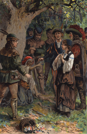 The lucky charm (chromolitho)