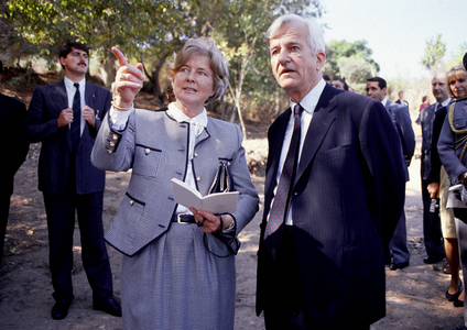 Marianne + Richard von Weizsaecker, 1989 (photo)