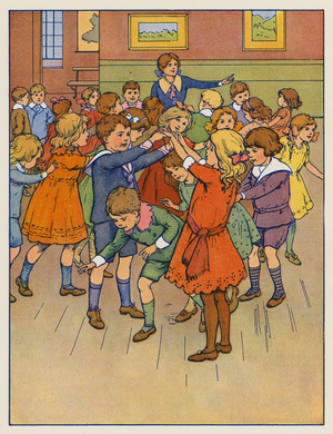 Our breaking-up party (colour litho)