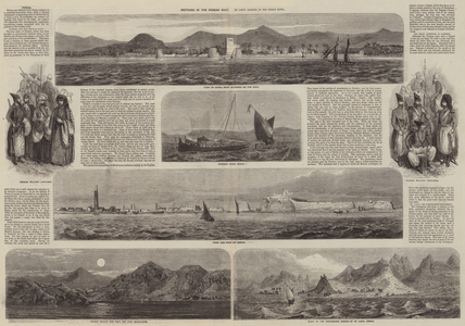 Sketches in the Persian Gulf (engraving)