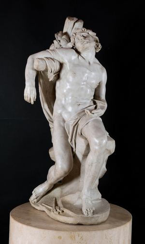 Saint Sebastian, 1616-17 (marble)
