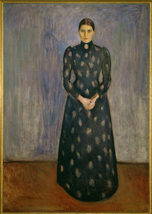 Inger Munch, the painter's sister (oil on canvas)