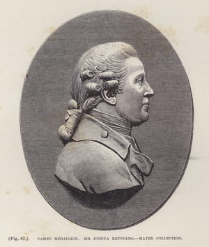 Cameo Medallion, Sir Joshua Reynolds (engraving)