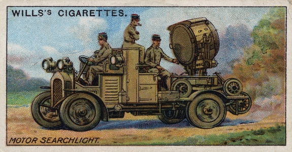 Military Motors series, 1916: French Motor Searchlight.