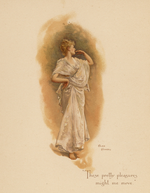 Old love songs: “These pretty pleasures might me move” (colour litho)