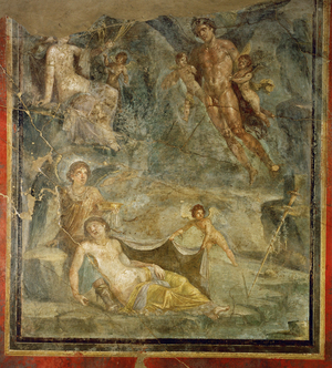 Zephyr and Chlory, close-up of 10-04-03/36 From the Casa del Naviglio, Pompeii