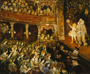 The Children's Theatre, c.1925 (oil on canvas)