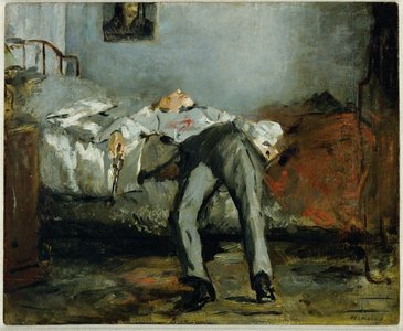 Le suicide … (oil on canvas)