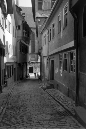 A trip to Stuttgart, Germany 1930s (b/w photo)