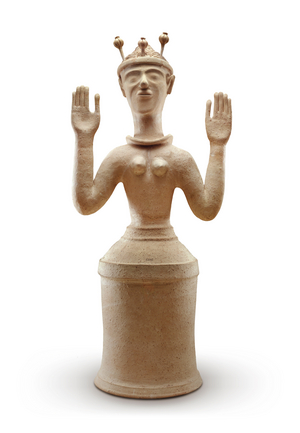 The "Poppy Goddess", -1300 (Clay)