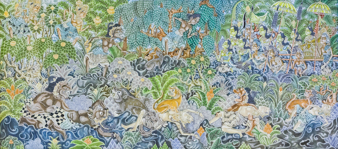 Ascent to heaven, c.1970 (acrylic on canvas)