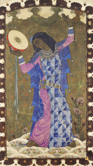 Percussion, 1925 (tempera on linen laid on board)