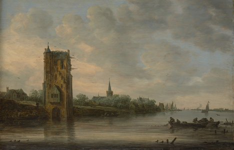 The Pelkus Gate near Utrecht, 1646 (oil on wood)