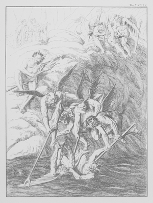 Dante's Divine Comedy, Inferno (Hell), Plate XXXIV (litho)