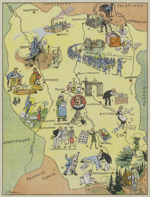 Lorraine (colour litho)