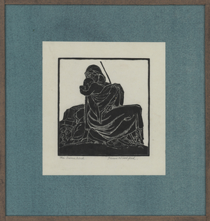 The Swineherd, c.1924 (woodcut)