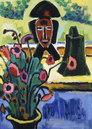 Dark Symbol; Dunkles Symbol, c.1962 (oil on canvas)