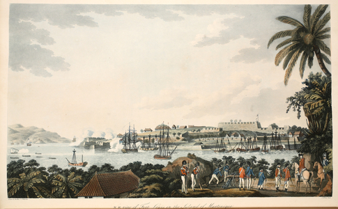 N.E. view of Fort Louis in the Island of Martinique, illustration from 'An Account of the Campaign in the West Indies' by Rev. Cooper Willyams, lithograph by S. Alken, pub. London 1796 (colour litho)