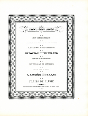 Ornamental Typefaces with Decorative Frame Border (print)
