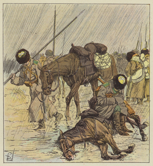 La pluie (colour litho)