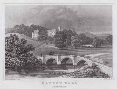 Haddon Hall, Derbyshire (engraving)