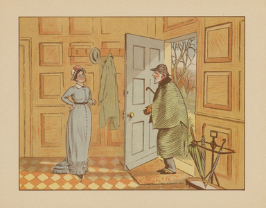 Illustration for The Men of Ware, c.1880 (colour litho)