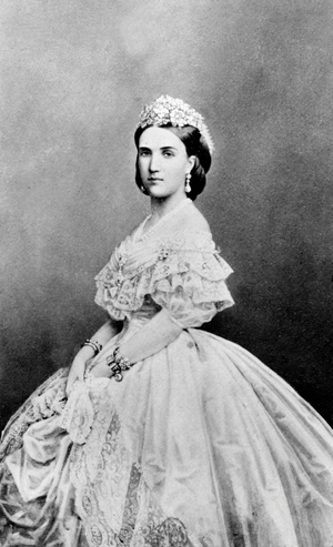 Empress Charlotte of Saxe-Cobourg-Gotha and of Belgium (1840-1927) wife ofMaximilien (Ferdinand-Joseph of Habsbourg) emperor of Mexico, c.mid 1860's