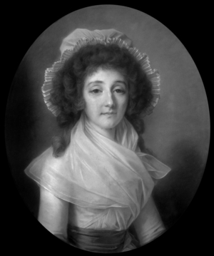 Portrait of Louise of Espardbes of Lussan, countess of Polastion