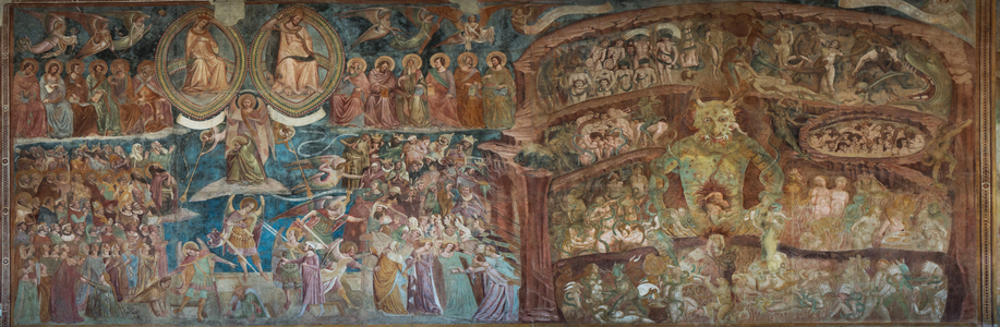 Medieval art: Campo Santo, The Final Judgment and Hell, Pisa, Italy, 1478-1479