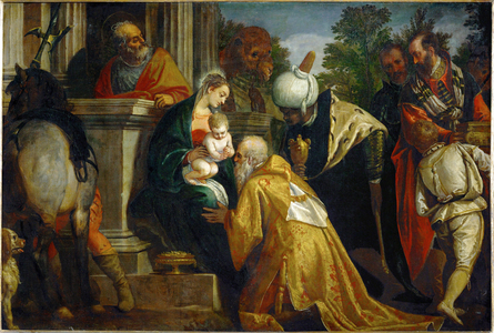 Adoration of the three Magi … (painting on canvas)