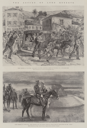 The Return of Lord Roberts (litho)
