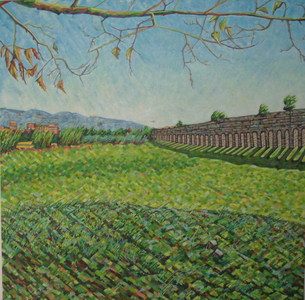 Aqueduct Park, 2011 (oil on canvas)