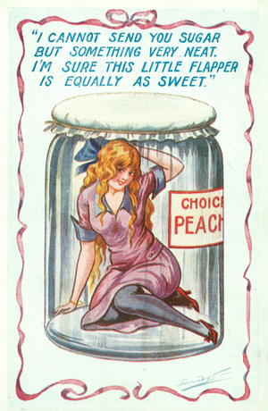 I cannot send you sugar but something very neat (colour litho)