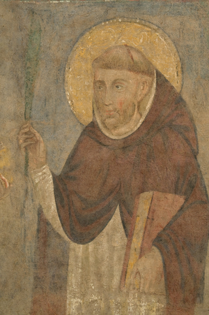 Angels and Saints, detail, c.1250-99 (fresco)