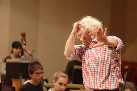 Gilbert Amy - Franacais composer and conductor in 1938 - Paris in 2007