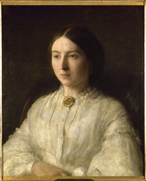 Portrait of Mrs. Edwin Edwards, between 1861 and 1864 (oil on canvas)