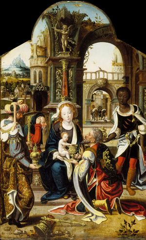 The Adoration of the Magi, 1530 (oil on panel)
