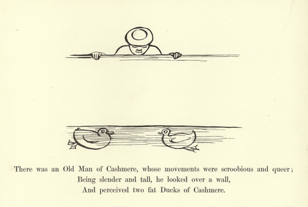 There was an Old Man of Cashmere, whose movements were scroobious and queer (litho)