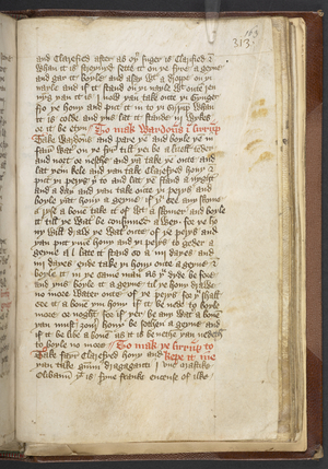 Harley MS 2378 Medical and culinary recipes, c.1395 (ink on vellum)