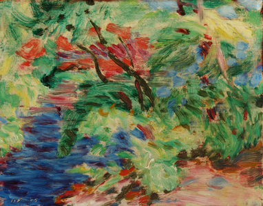Landscape, 1908 (oil on board)