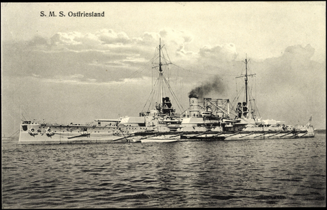 S.M.S Ostfriesland, Warship Germany, Smoke