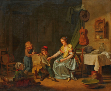 The Music Lesson, 1796 (oil on canvas)