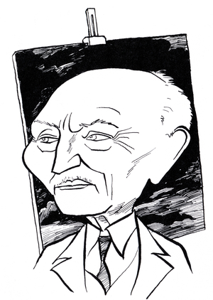 Emil Nolde, caricature