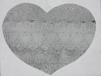 Heart Snow, 2023 (acrylic on canvas)