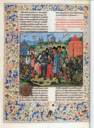 French King Charles VI gives his daughter Isabelle to his English cousin Richard II …