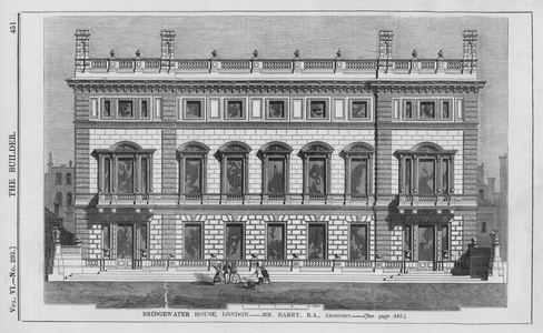 Bridgewater House, London (engraving)
