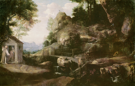 Paphnuce liberating Thais, after 1656 (oil on canvas)