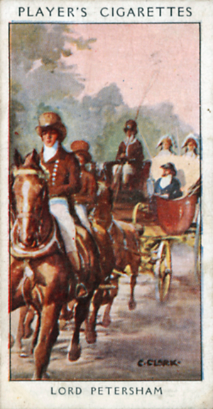 Lord Petersham (colour litho)