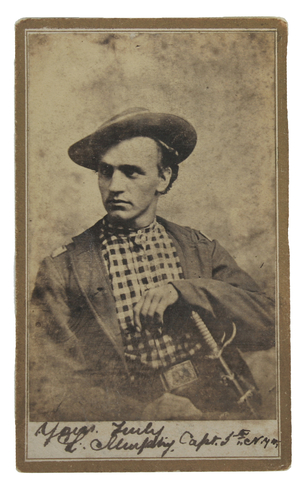 Union Army, Captain Lawrence Murphy, Co D 5th New York Veteran, 19th century (photo)